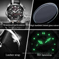 Top Luxury Men Sports Watch Military Countdown 3 Time Clock  WaterProof OLEVS Brand Men's  Sport Digital Analog Watches